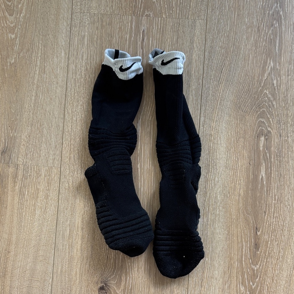 Nike Black and White Elite Socks